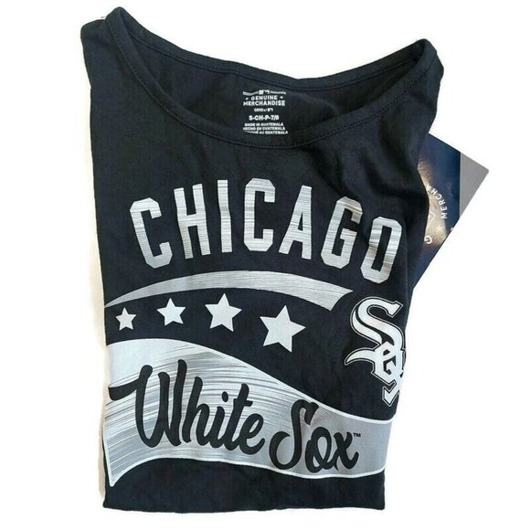 Genuine Merchandise Chicago White Sox Short Sleeve Black T Shirt Girls S (7-8) - Picture 6 of 6